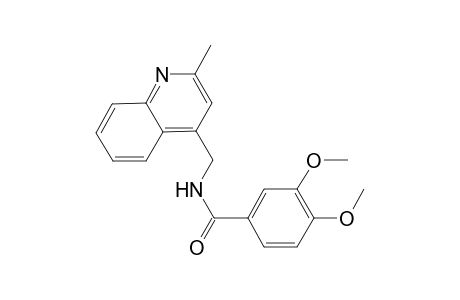 3,4-Dimethoxy-N-[(2-methyl-4-quinolinyl)methyl]benzamide