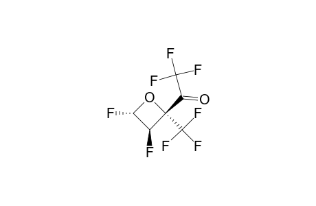 2-TRIFLUOROMETHYL-2-TRIFLUOROACETYL-3,4-DIFLUORO-OXETANE-#2