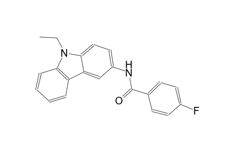 N-(9-ethyl-9H-carbazol-3-yl)-4-fluorobenzamide