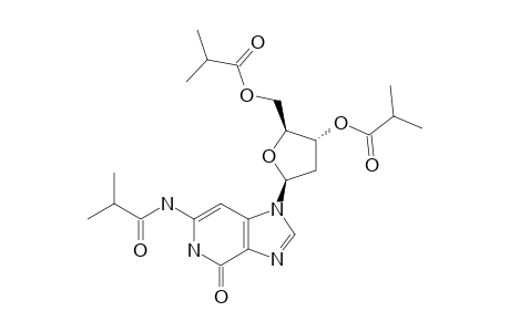 1-[2'-DEOXY-3',5'-BIS-O-(2-METHYLPROPIONYL)-BETA-D-ERYTHRO-PENTOFURANOSYL]-6-[(2-METHYLPROPIONYL)-AMINO]-1H-IMIDAZO-[4,5-C]-PYRIDIN-4(5H)-ONE