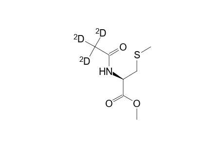 N-(Trideuterioacetyl)-S-(methyl)-cysteine Methyl Ester