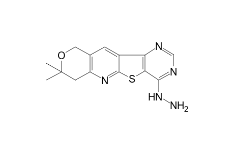 (8,8-dimethyl-8,9-dihydro-6H-7-oxa-11-thia-2,4,10-triaza-benzo[b]fluoren-1-yl)-hydrazine