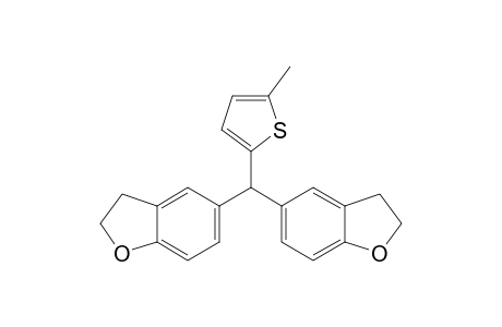 2-[BIS-(2,3-DIHYDROBENZO-[B]-FURAN-5-YL)-METHYL]-5-METHYLTHIOPHENE