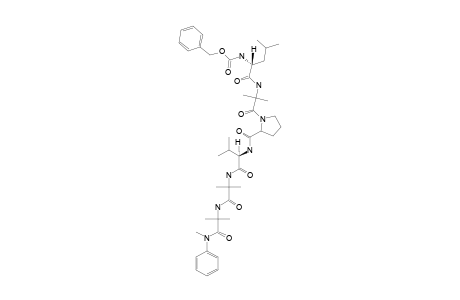 N-[(BENZYLOXY)-CARBONYL]-L-LEUCYL-2-METHYLALANYL-L-PROLYL-L-VALYL-2-METHYLALANYL-2-METHYLALANINE-DIMETHYLAMIDE