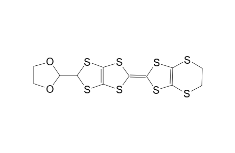 7-(1,3-Dioxolan-2-yl)[2,2'-bis(2,4,6,8-tetrathiabicyclo[3.3.0]oct-1(5)ene-3-ylidene)]