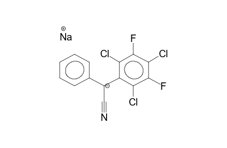 ALPHA-PHENYL-ALPHA-(2,4,6-TRICHLORODIFLUOROPHENYL)ACETONITRILE, SODIUMSALT