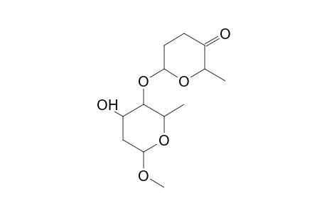 6-(4-Hydroxy-6-methoxy-2-methyl-tetrahydro-pyran-3-yloxy)-2-methyl-dihydro-pyran-3-one