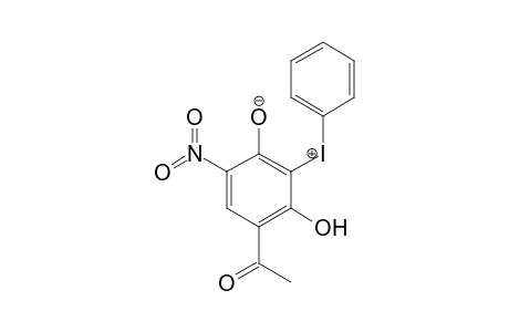 4-Acetyl-3-hydroxy-6-nitro-2-phenyliodonio-phenoate