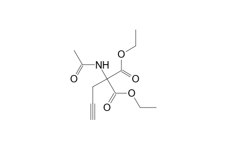 Diethyl 2-(acetylamino)-2-(2-propynyl)malonate