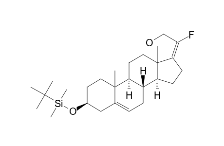 (3-BETA,17-E)-3-[(1,1-DIMETHYLETHYL)-DIMETHYLSILYLOXY]-20-FLUOROPREGNA-5,17-(20)-DIENE-3,21-DIOL