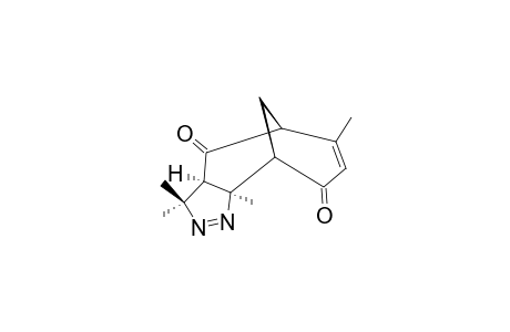 2,5,5,9-TETRAMETHYL-3,4-DIAZATRICYCLO-[6.3.1.0(2,6)]-DODECA-3,9-DIENE-7,11-DIONE