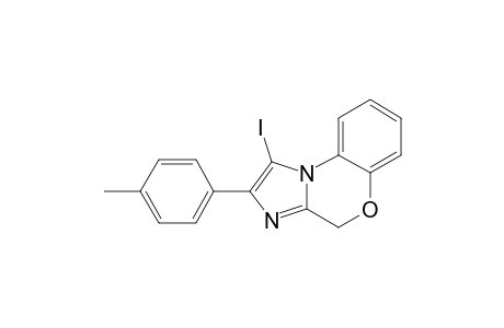 1-IODO-2-(4-METHYLPHENYL)-4H-IMIDAZO-[2,1-C]-[1,4]-BENZOXAZINE