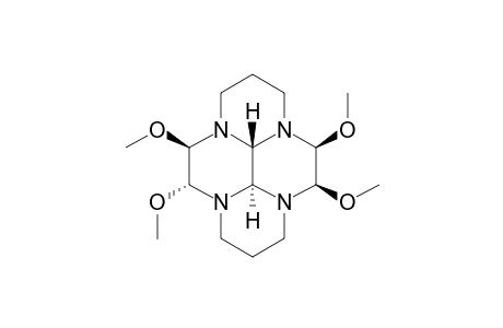 10B,10C-trans-4,5,9,10-TETRAMETHOXY-PERHYDRO-3A,5A,8A,10A-TETRAAZAPYRENE;5-beta-METHOXY-ISOMER