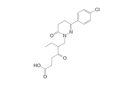 3-(p-CHLOROPHENYL)-4,5-DIHYDRO-gamma,6-DIOXO-delta-ETHYL-1(6H)-PYRIDAZINEHEXANOIC ACID