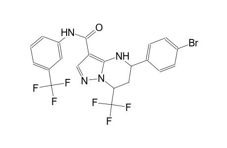 5-(4-bromophenyl)-7-(trifluoromethyl)-N-[3-(trifluoromethyl)phenyl]-4,5,6,7-tetrahydropyrazolo[1,5-a]pyrimidine-3-carboxamide