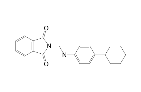 N-[(p-cyclohexylanilino)methyl]phthalimide