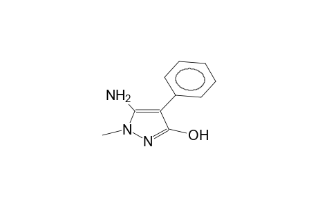 1-methyl-3-hydroxy-4-phenyl-5-aminopyrazole