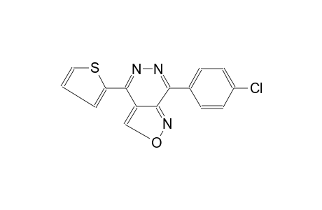 Isoxazolo[3,4-d]pyridazine, 7-(4-chlorophenyl)-4-(2-thienyl)-