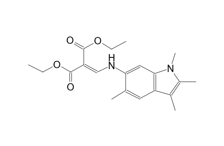 propanedioic acid, 2-[[(1,2,3,5-tetramethyl-1H-indol-6-yl)amino]methylene]-, diethyl ester