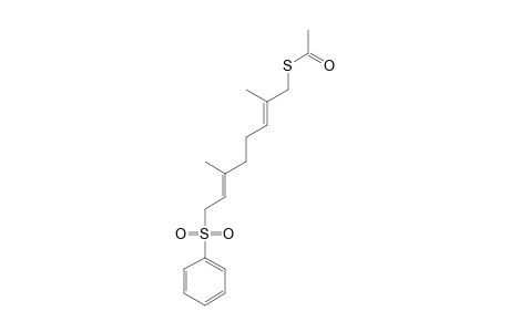 S-[(2E),(6E)]-2,6-DIMETHYL-8-(PHENYLSULFONYL)-OCTA-2,6-DIEN-1-YL-ETHANETHIOATE