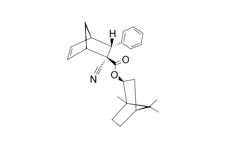 (-)-(1'S,2'R,4'S)-BORNYL-(1S,2S,3R,4R)-2-ENDO-CYANO-3-ENDO-PHENYLBICYCLO-[2.2.1]-HEPT-5-ENE-2-EXO-CARBOXYLATE