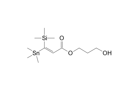 3-Hydroxypropyl ester of 3-trimethylsilyl-3-trimethylstannylpropenoic acid (isomer A)