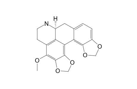 ODUOCINE;1,2,10,11-DIMETHYLENEDIOXY-3-METHOXY-NORAPORPHINE