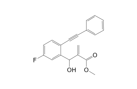 Methyl 2-((5-fluoro-2-(phenylethynyl)phenyl)(hydroxy)methyl)acrylate