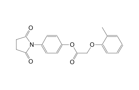 4-(2,5-dioxo-1-pyrrolidinyl)phenyl (2-methylphenoxy)acetate