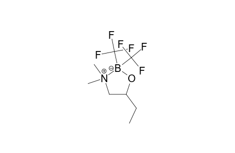 1-Oxa-2-borata-3-azoniacyclopentane, 5-ethyl-3,3-dimethyl-2,2-bis(trifluoromethyl)-