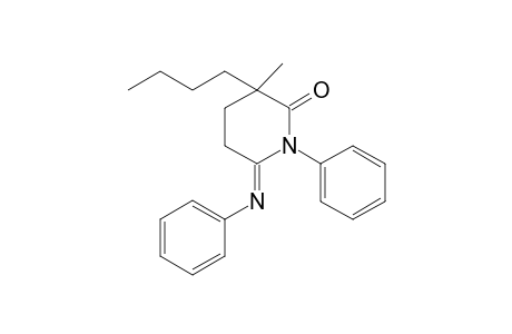 3-Methyl-3-n-butyl-5-phenylimino-N-phenyl-2-piperidinone