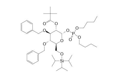 DIBUTYL-3,4-DI-O-BENZYL-2-O-PIVALOYL-6-O-TRIISOPROPYLSILYL-ALPHA-D-GLUCOPYRANOSIDE-PHOSPHATE