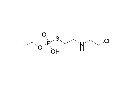 phosphorothioic acid, S-{2-[(2-chloroethyl)amino]ethyl} O-ethyl ester