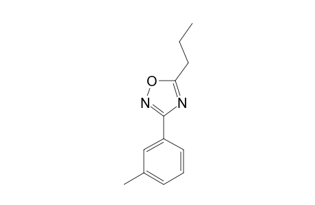 5-(N-PROPYL)-3-(META-TOLYL)-1,2,4-OXADIAZOLE