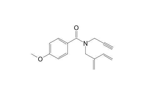 4-methoxy-N-(2-methylenebut-3-enyl)-N-prop-2-ynyl-benzamide