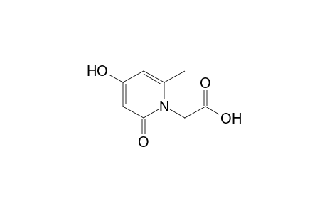 1(2H)-Pyridineacetic acid, 4-hydroxy-6-methyl-2-oxo-