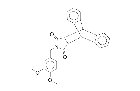 Dibenzo[5,6:7,8]bicyclo[2.2.2]octadiene-2,3-dicarboximide, N-(3,4-dimethoxybenzyl)-