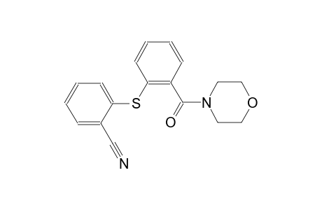 benzonitrile, 2-[[2-(4-morpholinylcarbonyl)phenyl]thio]-