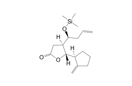 (1'S,1''R,4S,5R)-5-(2''-METHYLENE-CYCLOPENTYL)-4-(1''-TRIMETHYLSILANYLOXY-BUT-3''-ENYL)-DIHYDRO-FURAN-2-ONE;MINOR