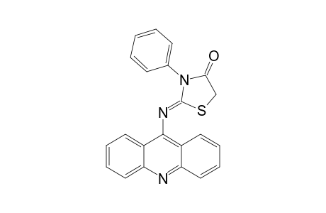 2-(ACRIDIN-9'-YL)-IMINO-3-PHENYL-1,3-THIAZOLIDIN-4-ONE