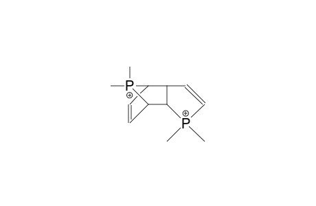 5,5,10,10-Tetramethyl-5,10-diphosphonia-tricyclo(5.2.1.0/2,6/)deca-3,8-diene dication