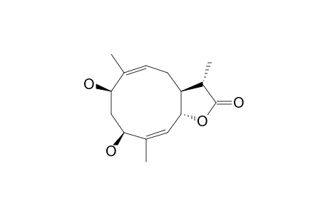 1-BETA,3-BETA-DIHYDROXY-7-ALPHA,11-BETA-H-GERMACRA-4Z,9Z-DIEN-12,6-ALPHA-OLIDE