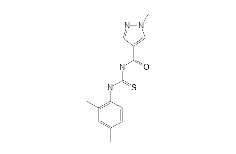 N-(1-METHYL-1H-PYRAZOLE-4-CARBONYL)-N'-(2,4-DIMETHYLPHENYL)-THIOUREA