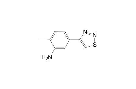 2-Methyl-5-(1,2,3-thiadiazol-4-yl)aniline