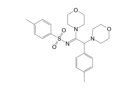 N-[1,2-BIS-(N-MORPHOLYL)-2-(4-METHYLPHENYL)-ETHYLIDENE]-4-METHYLPHENYLSULFONAMIDE