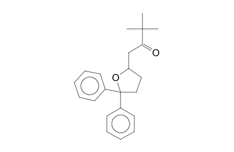 1-(5,5-Diphenyltetrahydro-2-furanyl)-3,3-dimethyl-2-butanone