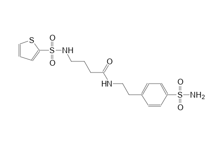 butanamide, N-[2-[4-(aminosulfonyl)phenyl]ethyl]-4-[(2-thienylsulfonyl)amino]-