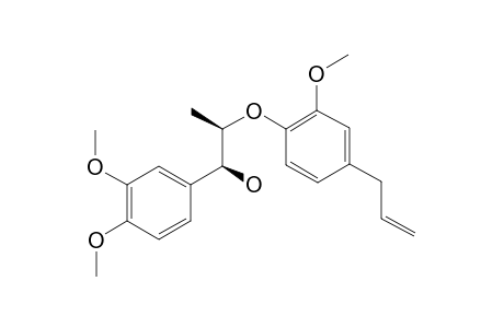 THREO;REL-(7R,8R)-7-HYDROXY-3,4,3'-TRIMETHOXY-DELTA(1,3,5,1',3',5',8')-8.O.4'-NEOLIGNAN