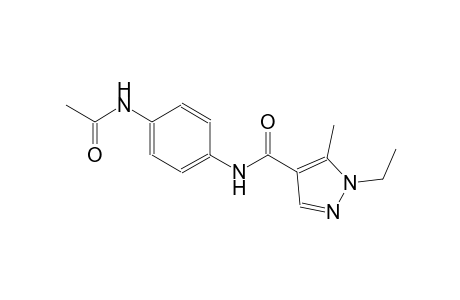 N-[4-(acetylamino)phenyl]-1-ethyl-5-methyl-1H-pyrazole-4-carboxamide