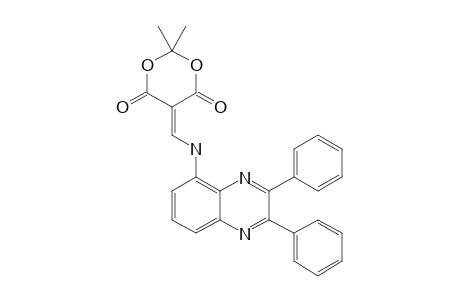 5-[(2,3-DIPHENYLQUINOXALIN-5-YLAMINO)-METHYLENE]-2,2-DIMETHYL-[1.3]-DIOXANE-4,6-DIONE